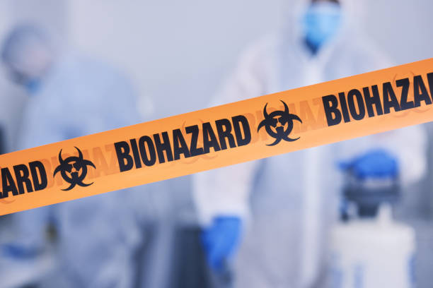 Professional Biohazard Cleanup technician working in Mountain Lakes, NJ